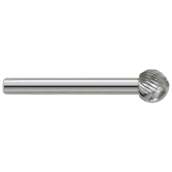 GARR 62032 SD Series Standard Rotary File/Burr, Ball Head, 5/16 in Dia Head, Double Cut