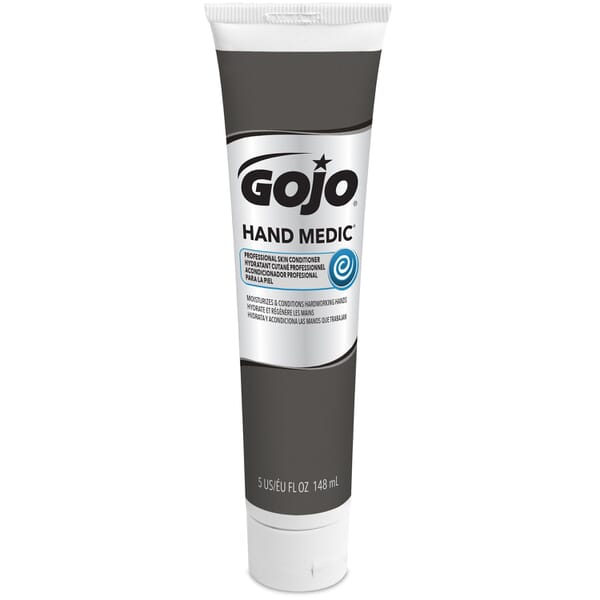 GOJO 8150-12 HAND MEDIC Professional Skin Conditioner, 5 oz, Tube, Liquid, Fragrance Free, Opaque/White