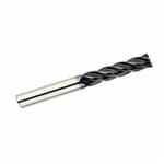 GARR 63241 VRX Center Cutting High Performance End Mill, 1/2 in Dia Cutter, 0.02 in Corner Radius, 2 in Length of Cut, 4 Flutes, 1/2 in Dia Shank, 6 in OAL, AlTiN/X.CEED Coated