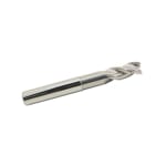 GARR 46261 ARC Center Cutting Chamfer End High Performance Hog End Mill, 1/4 in Dia Cutter, 1 in Length of Cut, 3 Flutes, 1/4 in Dia Shank, 4 in OAL, Bright