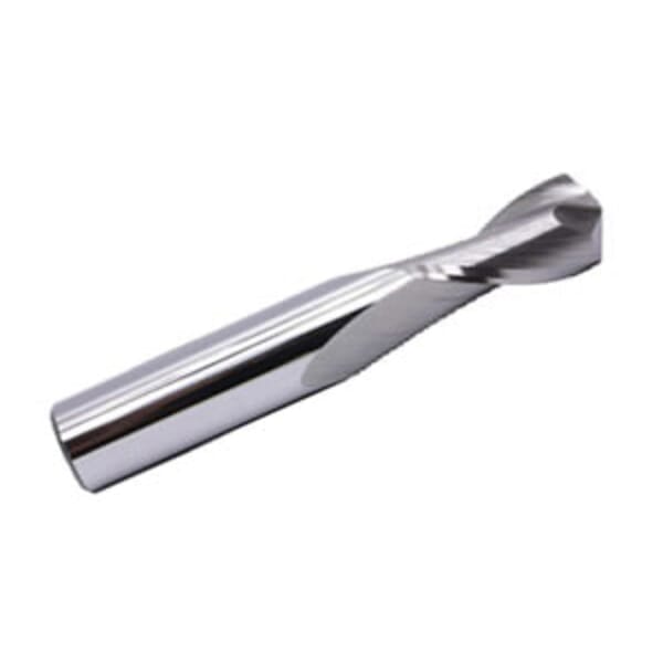 GARR 57430 Drill Mill, 6 mm Dia, 120 deg Point, 2 Flutes, 19 mm L Flute, 19 mm L of Cut, 65 mm OAL, Bright