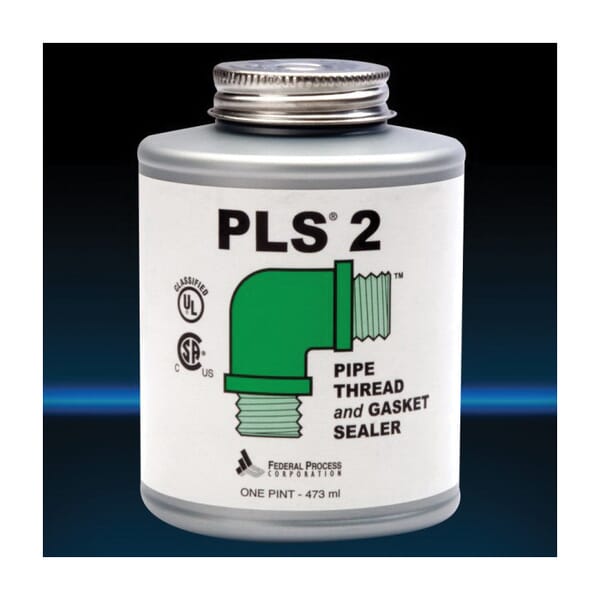 Gasoila PLS 2 PB04 Premium Thread and Gasket Sealer, 0.25 pt Brush-In Cap Bottle, Dark Gray redirect to product page