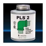 Gasoila PLS 2 PB04 Premium Thread and Gasket Sealer, 0.25 pt Brush-In Cap Bottle, Dark Gray