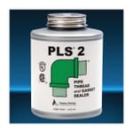 Gasoila PLS 2 PB04 Premium Thread and Gasket Sealer, 0.25 pt Brush-In Cap Bottle, Dark Gray