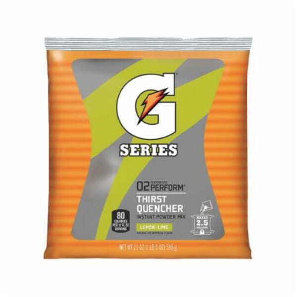 Gatorade G Series Sports Drink Mix – Lemon-Lime Flavor, 21 oz Pack (2.5 gal Yield), Powder Form