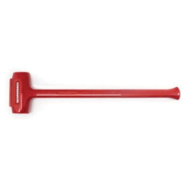 GEARWRENCH 69-554G 1-Piece Dead Blow Hammer, 36 in OAL, 3-1/4 in Dia Sledge Face, 6.65 lb Hot Cast Urethane Head, Polyurethane Handle