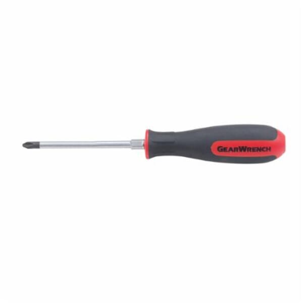 GEARWRENCH 80007 Screwdriver, #2 Phillips Point, Steel Shank, 8.7 in OAL, Black Oxide, ASME B107 15