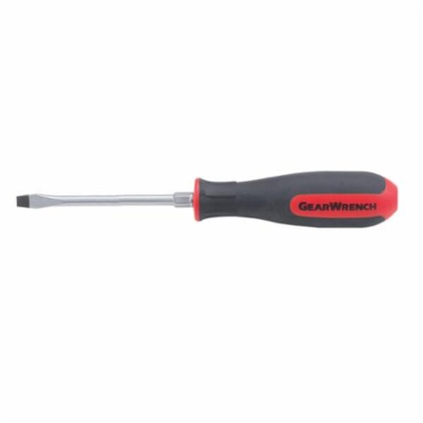 GEARWRENCH 80014 Screwdriver, 1/4 in Slotted Point, Steel Shank, 10-5/8 in OAL, Black Oxide, ASME B107 15