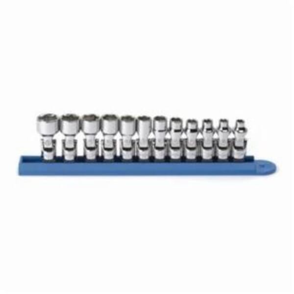 GEARWRENCH 80311 Flexible Socket Set, 6 Points, 1/4 in Drive, 12 Pieces, Included Socket Size: 5 to 15 mm