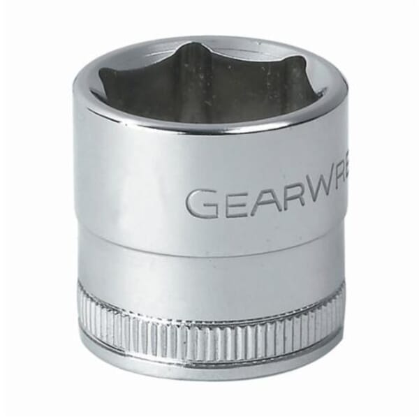 GEARWRENCH 80332 Standard Length Socket, 3/8 in Square Drive, 22 mm, 6 Points