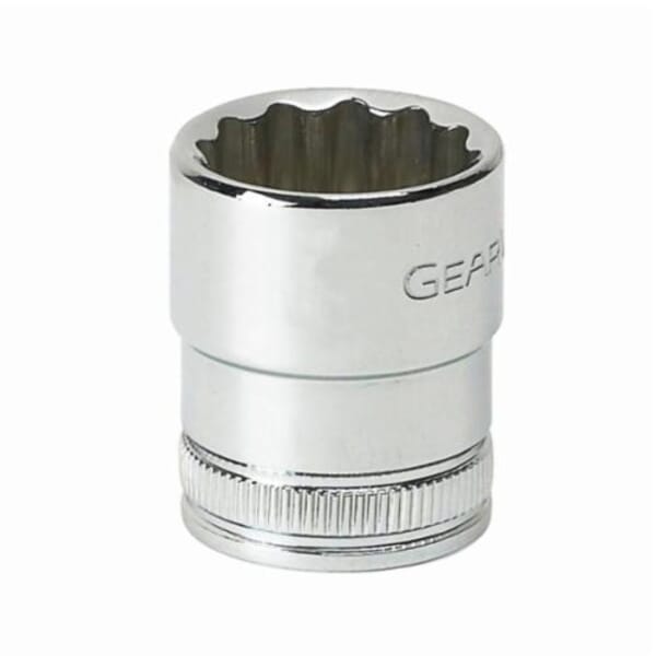 GEARWRENCH 80382 Standard Length Socket, 3/8 in Square Drive, 14 mm, 6 Points