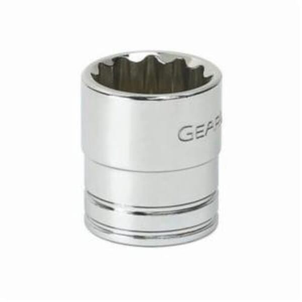 GEARWRENCH 80497D Standard Length Socket, 3/8 in Square Drive, 5/16 in, 12 Points
