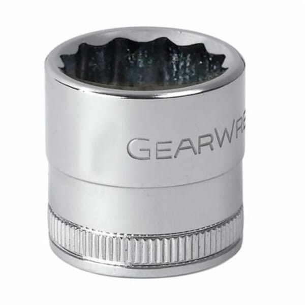 GEARWRENCH 80818 Deep Length Socket, 1/2 in Square Drive, 21 mm, 12 Points