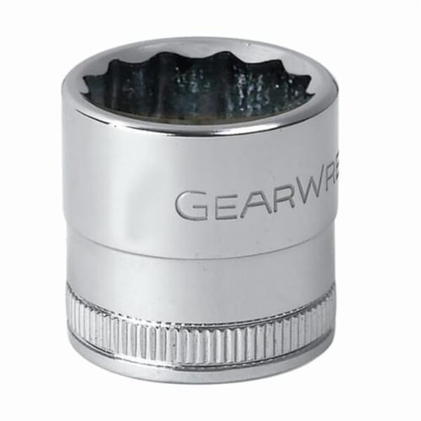 GEARWRENCH 80758 Standard Length Socket, 1/2 in Square Drive, 23 mm, 12 Points