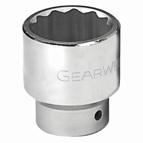 GEARWRENCH 80841 Standard Length Socket, 3/4 in Square Drive, 1-3/8 in, 12 Points