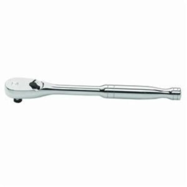 GEARWRENCH 81211F Hand Ratchet, 3/8 in Drive, Teardrop Head, 8.39 in OAL, Steel, Polished Chrome, ASME B1007.10