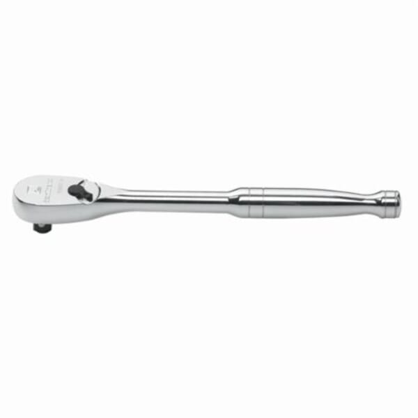 GEARWRENCH 81304F Hand Ratchet, 1/2 in Drive, Teardrop Head, 11 in OAL, Steel, Polished Chrome, ASME B107.10