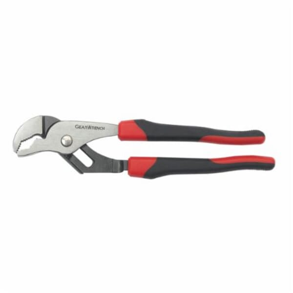 GEARWRENCH 82011 Premium Tongue and Groove Plier, 1.8 in Nominal, 1.61 in L x 0.73 in W x 0.41 in THK Alloy Steel V-Shape Jaw, Machined Jaw Surface, 9.45 in OAL