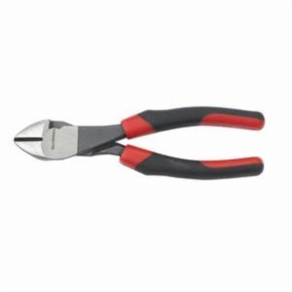 GEARWRENCH 82012 Heavy Duty Slim Head Diagonal Cutter Plier, 12 AWG THK Max Wire, 1.12 in L x 1.2 in W x 0.46 in THK Steel Curved Jaw, 7.01 in OAL, Flush Cut