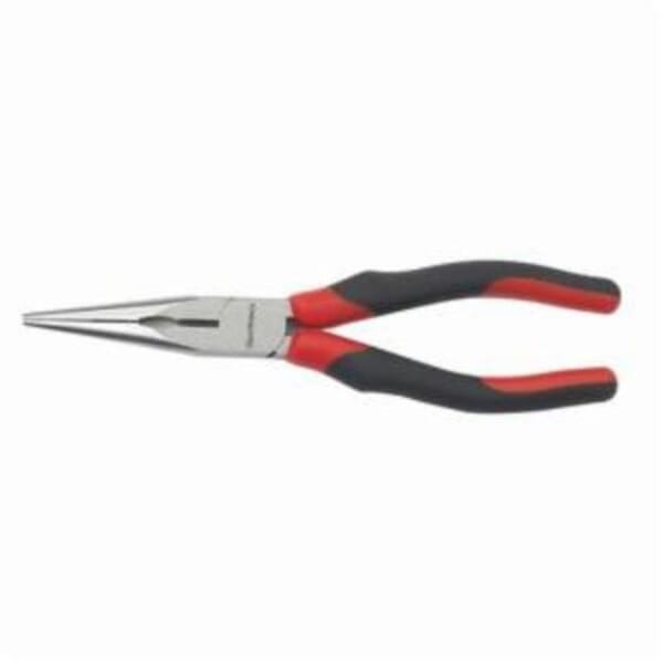 GEARWRENCH 82013 Slim Long Nose Plier, Standard Steel Jaw, 3.28 in L x 0.84 in W Jaw, 8.23 in OAL