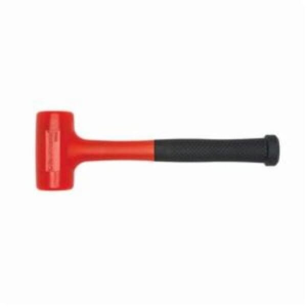 GEARWRENCH 82243 Standard Head Dead Blow Hammer, 14-1/2 in OAL, 2.3 in Dia Urethane Face, 49 oz Polyurethane Head, Rubber/Steel Handle