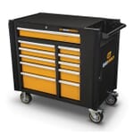 GEARWRENCH 83169 Mobile Work Station, 25.4 in L x 42-1/2 in W x 41 in H, 2000 lb Load, Black/Orange