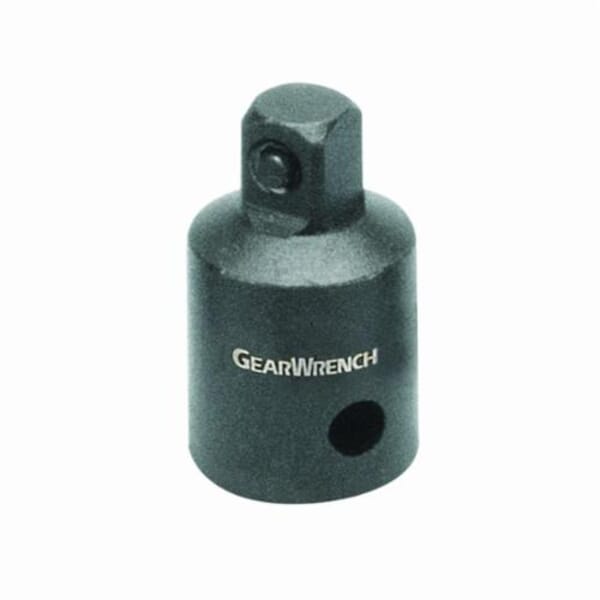 GEARWRENCH 84643 Impact Adapter, Manganese Phosphate, 3/8 in Male Drive, 1/2 in Female Drive, Female x Male Adapter, ASME B107.1, Chrome Molybdenum Alloy Steel