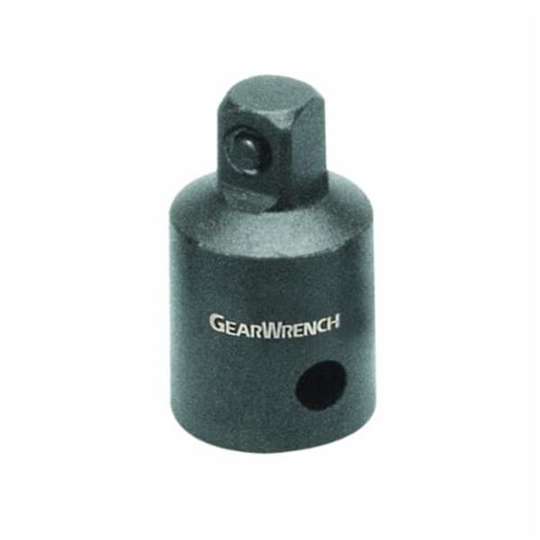 GEARWRENCH 84888D Pin Lock Impact Adapter, Manganese Phosphate, Square Drive, 1/2 in Male Drive, 3/4 in Female Drive, Female x Male Adapter, ASME B107.1, Chrome Molybdenum Alloy Steel