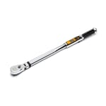 GEARWRENCH 1/2" 120XP Flex Head Electronic Torque Wrench with Angle, 25 to 250 ft-lb, Ratcheting Head
