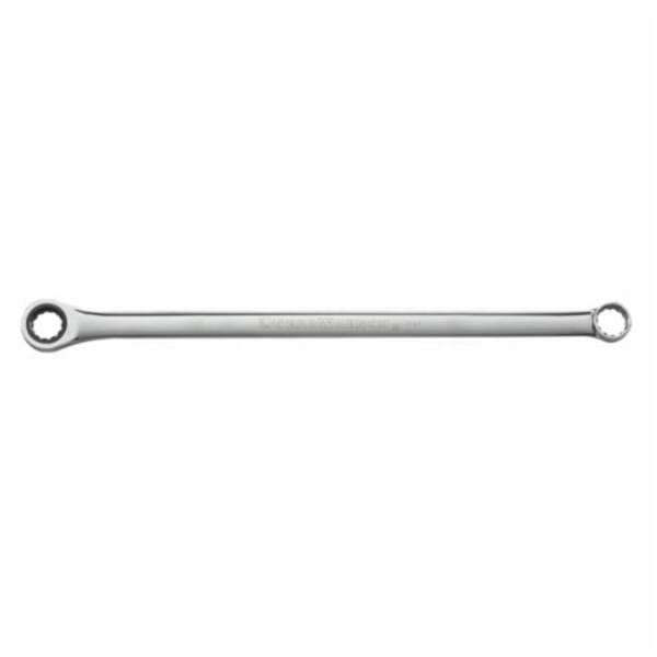 GEARWRENCH GearBox 85912 XL Series Double Slim Box End Wrench, 12 mm Wrench, 12 Points, 0 deg Offset, 267 mm OAL, Alloy Steel, Polished Chrome