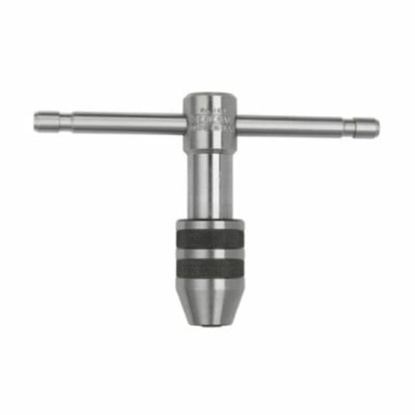 GENERAL 164 Plain Tap Wrench, #0 to 1/4 in Tap, Steel, 2-7/8 in L, Sliding T-Handle Handle