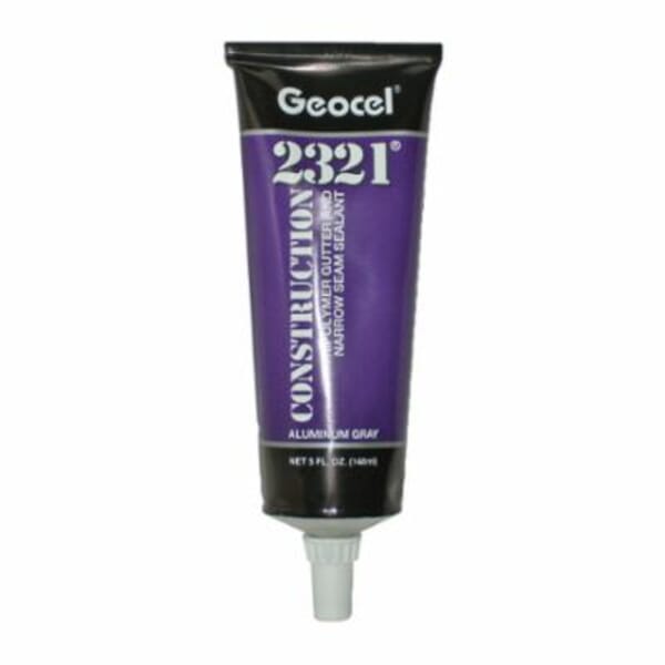 Geocel GC67000 2320/2321 1-Component Construction Gutter and Narrow Seam Sealant, 5 oz Cartridge, Clear, Tripolymer Base