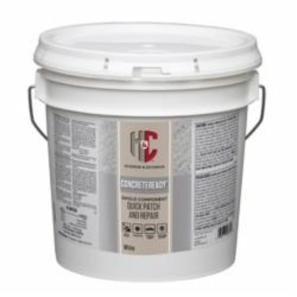 H&C 60.100709-99 CONCRETEREADY Cement Based Patching Compound, 5 lb Bucket, 0.045 cu-ft Coverage, Clear, 199 deg F Flash