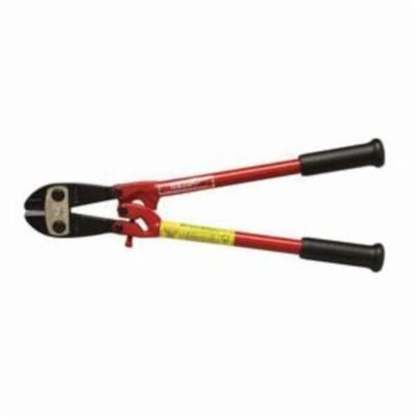 Crescent 0090MC Industrial Grade Bolt Cutter, 3/8 in Soft/Medium Hard Materials Cutting, 18 in OAL, Center Cut, Drop Forged Alloy Steel Jaw