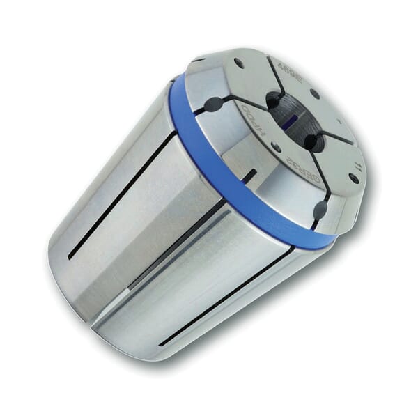 Haimer 81.322.10 High Precision Collet With Cool-Jet, ER32, 45 mm OAL, 10 mm Capacity, 45 mm L Clamping Hole, 33 mm Dia Body, 33 mm Dia Head