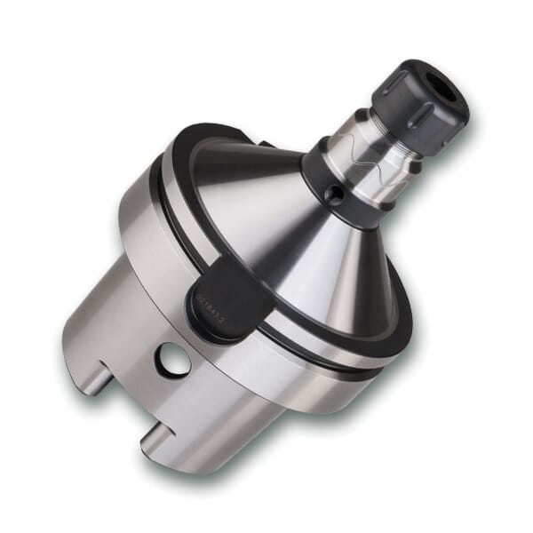 Haimer A125.020.25.3 Short Power Collet Chuck, Tapered Shank, ER25 Collet System, ER25 Chuck