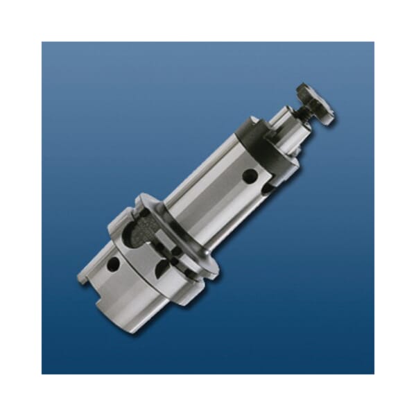 Haimer A63.041.27 Combination Shell Long End Mill Arbor, 27 mm Arbor, 48 mm OD, HSK-A63, Tapered Shank