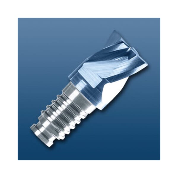 Haimer Duo-Lock DL16F2004UK1600CDA Basic Short Version Milling Head, Chamfer Mill Milling Tip, Solid Carbide, 4 Flutes, Material Grade: K, M, N, P, S