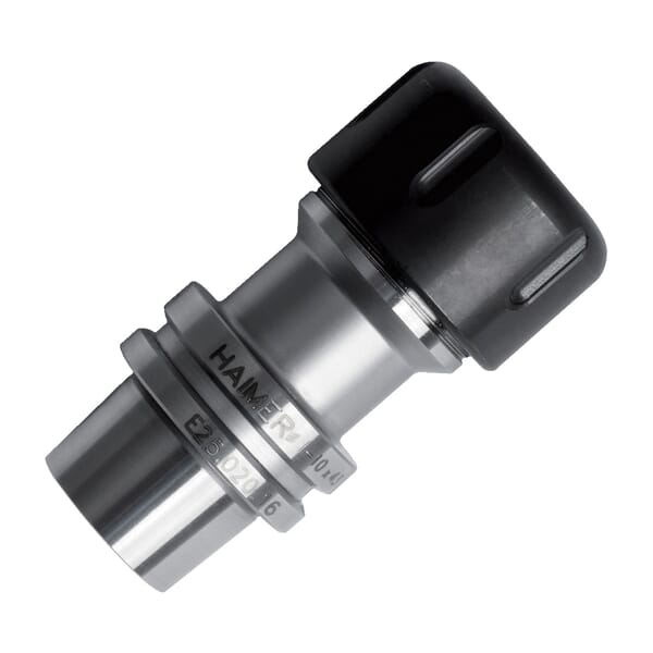 Haimer E25.025.16.3 Ultra Short Power Collet Chuck, Tapered Shank, ER16 Collet System, ER16 Chuck
