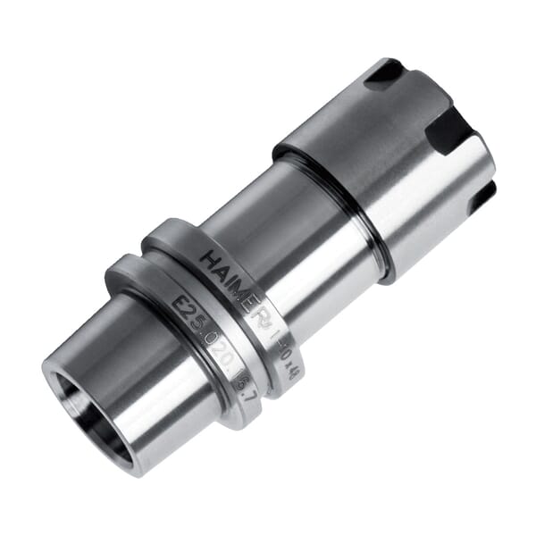 Haimer E25.025.16.7 Ultra Short Mini Collet Chuck, Tapered Shank, ER16 Collet System, ER16 Chuck