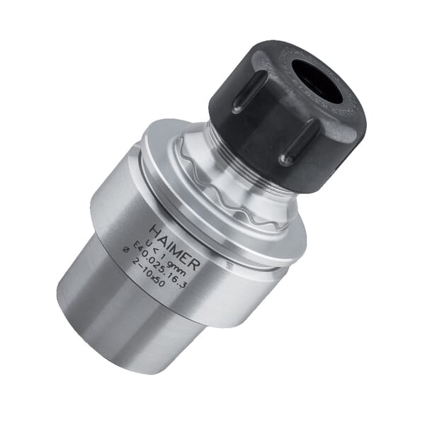 Haimer E40.025.32.3 Ultra Short Power Collet Chuck, Tapered Shank, ER32 Collet System, ER32 Chuck