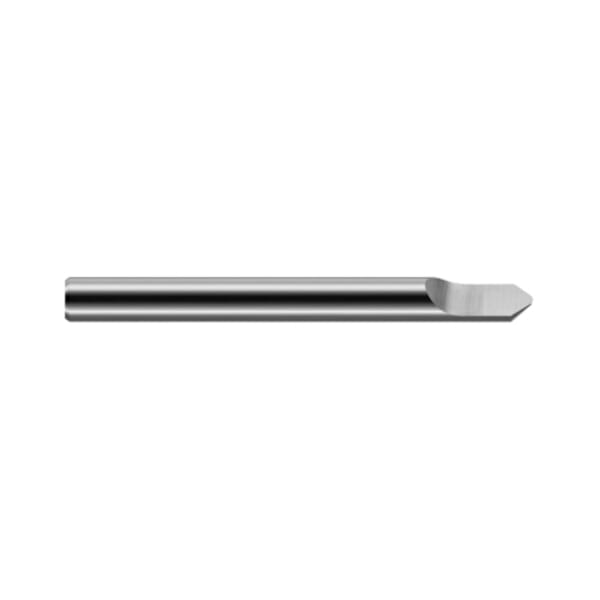 Harvey Tool 48110 Type II Tip Radius Engraving Cutter, 0.103 in L of Cut, Single End