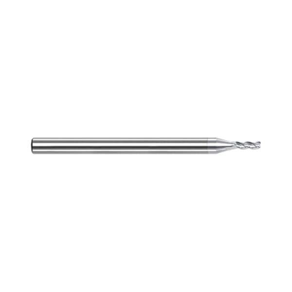 Harvey Tool 61808-C8 Center Cut Imperial Variable Helix Corner Radius End Mill, 1/8 in Dia Cutter, 0.005 in Corner Radius, 0.187 in Length of Cut, 3 Flutes, 1/8 in Dia Shank, 1-1/2 in OAL, TiB2 Coated