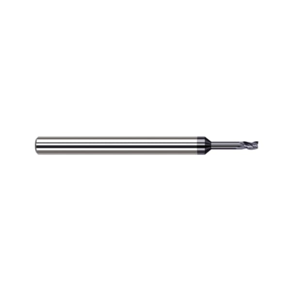 Harvey Tool 915112-C3 Center Cut Imperial Long Reach Variable Helix Square End Mill, 3/16 in Dia Cutter, 0.285 in Length of Cut, 4 Flutes, 3/16 in Dia Shank, 3 in OAL, AlTiN Coated