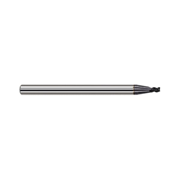 Harvey Tool 973812-C6 Center Cut Imperial Variable Helix Square End Mill, 3/16 in Dia Cutter, 0.285 in Length of Cut, 4 Flutes, 1/4 in Dia Shank, 2 in OAL, AlTiN Nano Coated