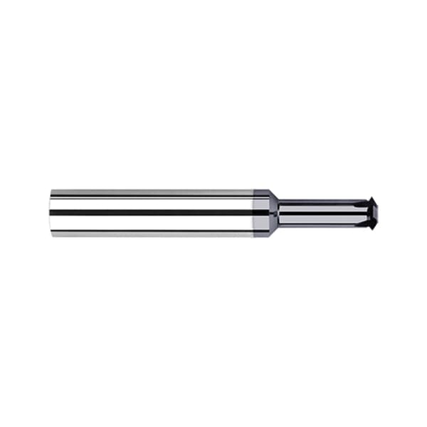 Harvey Tool 959510-C6 Imperial Single Form Thread Milling Cutter, #4 UN Thread, 2 in OAL, 3 Flutes, 3/16 in Dia Shank