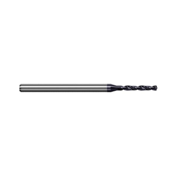 Harvey Tool BVT0083-C3 High Performance Imperial Miniature Drill, #91 Drill - Wire, 0.0083 in Drill - Decimal Inch, 3 mm Shank, 2 Flutes