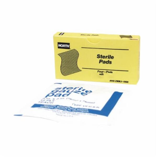 Honeywell Safety 020430 Latex Free Sterile Gauze Pad, 3 in L x 3 in W