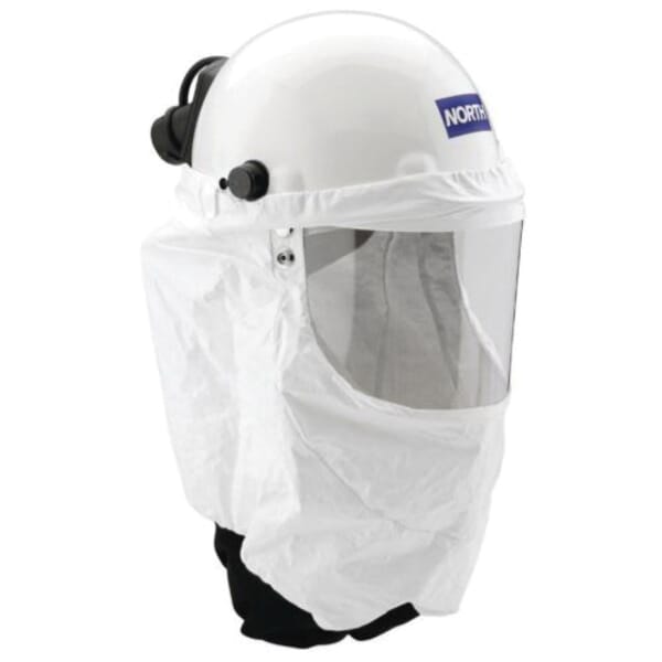 North by Honeywell PA201E01 Primair 200FM Hood Assembly With E2 Headgear and Knit Wrist Neck Seal, For Use With Primair 200FM Series PAPR Systems