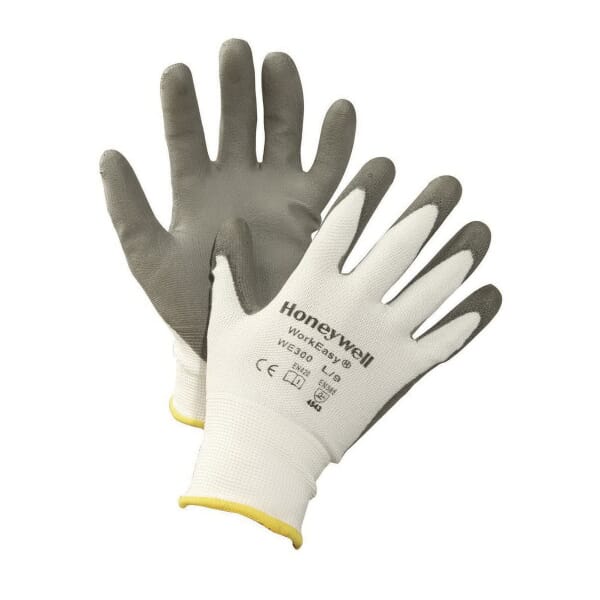 Honeywell Lightweight General Purpose Cut Resistant Gloves, Nitrile Coating, HPPE, Knit Wrist Cuff, Resists: Abrasion, Cut and Puncture, ANSI Cut-Resistance Level: A3, Paired Hand
